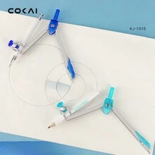 סט סרגל אחד, כולל סרגל, מד זווית, סרגל משולש לתלמידים, 2 צבעים אקראיים, סרגלים - כחול - ראה 4