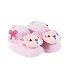 Fun, Comfortable And Soft Newborn Sock Slippers For Baby Shower Or Gift - Màu Hồng baby - Xem 1