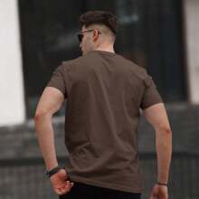 Shirt Men's T-Shirt Printed Bronx T-Shirt - 鏽棕色 - 查看 2