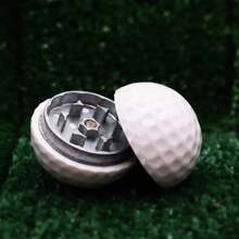 3 Pcs Golf Ball Grinder, Golf/Vanilla Grinder Spice Grinder Set, Golf Ball Spice Grinder, Golf Ball Grinder Creative Gift For Dad Grandpa - trắng - Xem 2