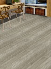 1 Piece Retro & Thickened & Matte Surface Effect Beige Wood Grain Texture Anti-Slip Waterproof Abrasion Resistant Floor Tile Sticker For Home Decoration, Stickers, Wall Decal, Vinly Decal For Home Decorations, Spring Decoration Items Refesh Your Home, Rama Decoration Stickers Gifts Birthday Graduation