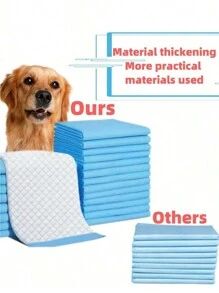 50/100/150/200 piezas Pañales desechables para perros superabsorbentes y sin olor para perros, gatos, conejos - 50pcs - Ver 4