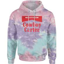 Cowboy Carter Country Act Two Adult Hoodie Sweatshirt - White - View 12