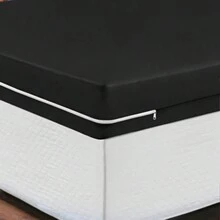 King Size Mattress Cover In Resistant Gel Mesh With Zipper 100% Polyester Box Spring - 紅色 - 查看 6