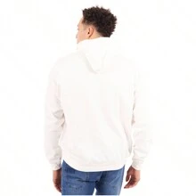 Sudadera con capucha con el logotipo de la  Worm en estilo vaporwave para hombres - Blanco - Ver 2