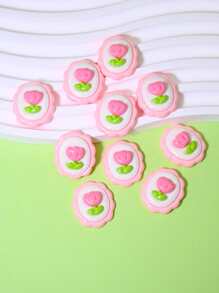 10/20/30/50 片随机混合逼真树脂闪亮透明蛋糕片 - 适用于 DIY 手机壳、发夹、珠宝制作、镂空木屐装饰等 - 可与奶油胶一起使用进行工艺创作，非常适合万圣节、圣诞节礼物 - 模擬款 - 查看 15