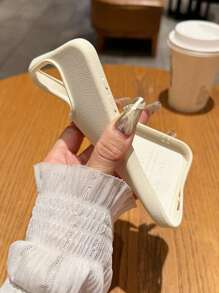 Ốp lưng điện thoại họa tiết da cao cấp tối giản tương thích với iPhone 17 Pro Max/17 Pro/17 Air/17/16 Pro Max/16 Pro/16/16 Plus/16e/15/15 Pro Max/15 Pro/15 Plus/11/12/13/14 Pro Max/XS/XR/11 Pro/11 Pro Max/12 Pro/12 Pro Max/13 Pro/13 Pro Max/7 Plus/14 Pro/14 Pro Max/14 Plus/7 Plus/8 Plus/8/SE2, Thiết kế sáng tạo dành cho cả nam và nữ - kết cấu da trắng - Xem 8