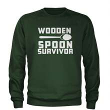 Wooden Spoon Survivor  Adult Crewneck Sweatshirt