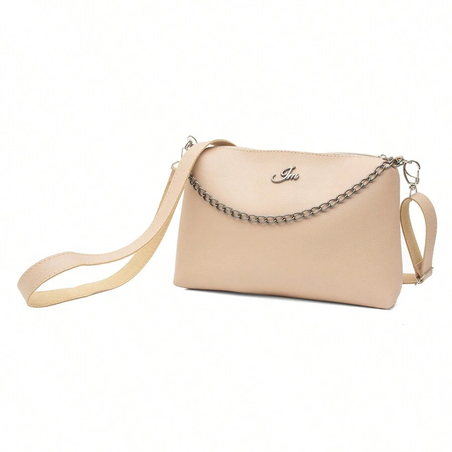 Women's Small Crossbody Bag 2 In 1 Bag Or Toiletry Bag - Khaki - View 1