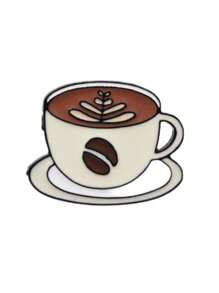 5 pièces/set Broche étoile premium, broche de haute qualité en faux-semblant pour femme, accessoire de sac à dos café pour tous les jours