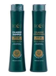 Rocco Sin Sal Shampoo 400ml + Acondicionador 400ml - Verde - Ver 2