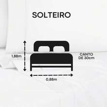 Basic Percale 400 Thread Count Single 2-Piece Sheet Set - Max Decor - trắng - Xem 5