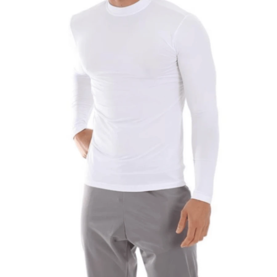 UV+50 Sun Protection Thermal Second Skin Shirt - trắng - Xem 1