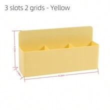 1 caixa magnética para armazenamento de canetas em quadro branco, suporte para giz de escrita, compartimento ajustável para canetas magnéticas, adequada para geladeira, suporte para controle remoto, escritório, casa, cozinha, escola, armário de armazenamento para geladeira, uso multifuncional, vários estilos, várias cores