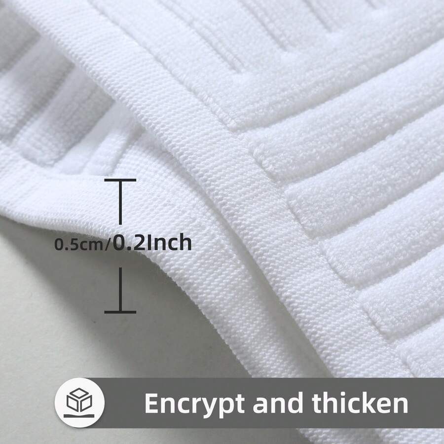 5Star Hotel Grade Bath Mat, AntiSlip Bathroom Rug, Thick Absorbent