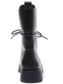 Lace-Up Rangers – Sturdy And Modern Ankle Boots For A Statement Look - Black - View 6