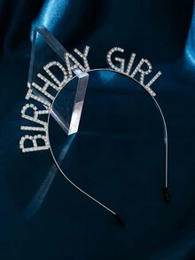 1 pieza Corona de cumpleaños de moda y única para niñas, tocado para fiesta de cumpleaños - Multicolor - Ver 16