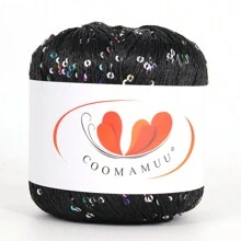 50 克闪亮亮片混纺纱线，适用于手工艺品、特种纱线绞纱 - 多色 - 查看 8