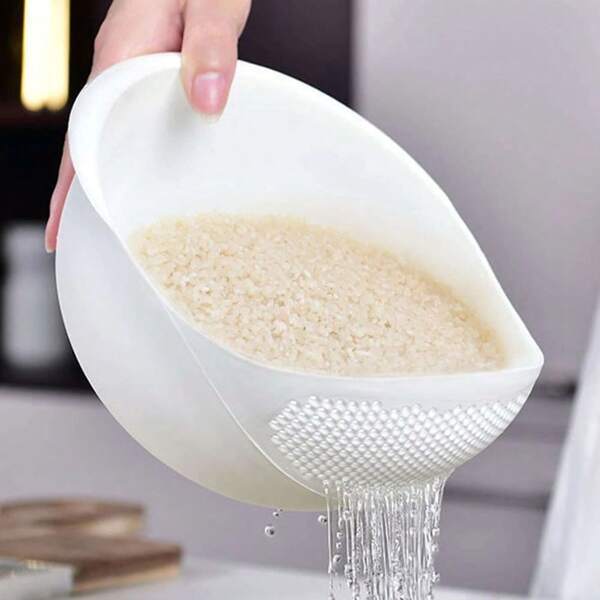 1 pieza de cesta de drenaje de plástico minimalista blanco multifuncional para cocina