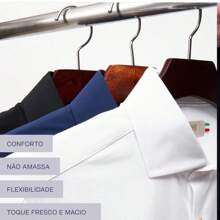 Slim Shirt With Original Zafferano Elastane - Blanco - Ver 6