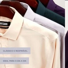 Slim Shirt With Original Zafferano Elastane - Blanco - Ver 5