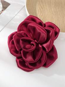 1个超大号缎面花朵发夹，适合日常佩戴、海滩装扮、比基尼造型和度假装扮。 - 彩色 - 查看 7