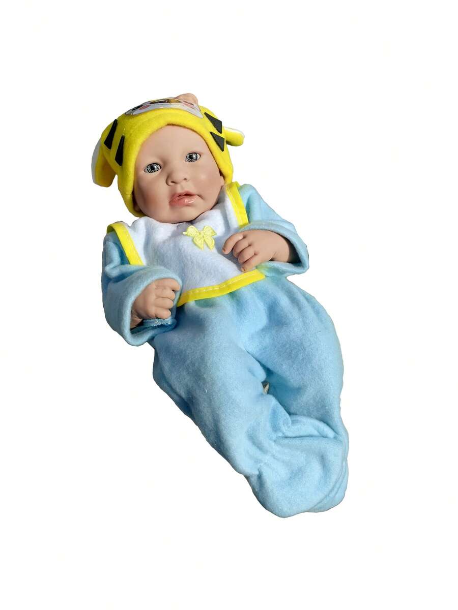 36cm Lying Newborn Baby Doll Made Of The Best Quality Vinyl - 米色 - 查看 1