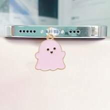 1 件时尚防滴油白色黑色 Daemon 防尘塞适用于所有手机充电端口万圣节礼物 - 彩色 - 查看 17