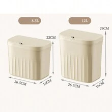 壁挂式翻盖垃圾桶，超薄大容量垃圾桶，适用于厨房或浴室，防水，厨房储物，厨房收纳盒，厨房收纳盒，储物物品，厨房，储物，收纳盒，收纳盒，收纳，收纳盒，抽屉收纳盒，旅行，厨房用品，厨房用具，厨房工具，厨房用品。，家居装饰，圣诞礼物，家居礼品，房间装饰 - 彩色 - 查看 10