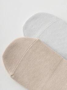 2 Pairs Non-Slip Pilates Socks For Women, Pilates Grip Socks With Traction, Black, Gym, Fall - Black - View 4