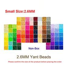 Yantjouet 2,6mm perline in ferro 24colori/set nero bianco per bambini pixel arte Hama Perler bead fai da te puzzle regalo fatto a mano giocattolo per bambini