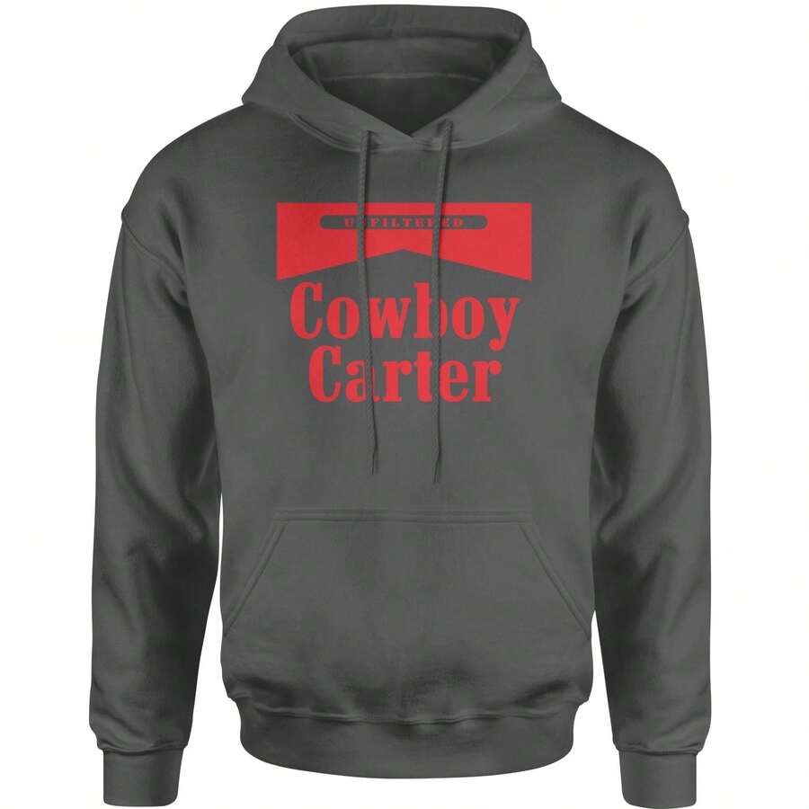 Cowboy Carter Country Act Two Adult Hoodie Sweatshirt - Charcoal grey - View 1