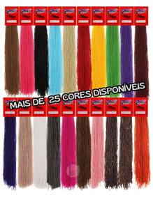 Micro Zizi Miojinho Crochet Braid Kanekalon Zhang Hair 80 Grams - 黃色 - 查看 5