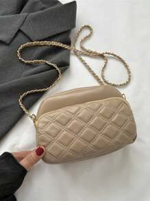 Crossbody Shoulder Bags Mini Women's Bag YB1002 - Krem - View 2