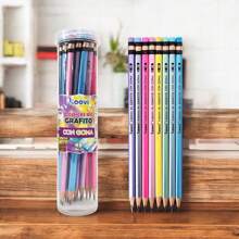 koovi group KOOVI GRAPHITE PENCILS JAR OF 24 PIECES - Precision And Versatility - 2511-24 - View 2