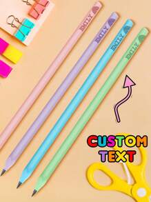 1支定制姓名铅笔，个性化文字铅笔，小学生理想礼物，学校写作考试礼物，教师礼物，学生返校礼物，派对礼品，生日礼物，企业礼品，精致定制笔，送给他的礼物，送给朋友的礼物，婴儿礼物，个性化儿童礼物，个性化儿童返校礼物，儿童节礼物，婴儿派对礼物，家居装饰礼物，冬季礼物，创意返校冬季礼物，情人节礼物（男女皆宜） - Custom Name Style 2 - 查看 1