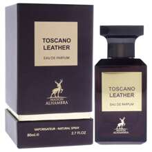 Toscano Leather de Maison Alhambra para hombres - Vaporizador de Eau de Parfum de 2.7 Oz - transparente - Ver 3