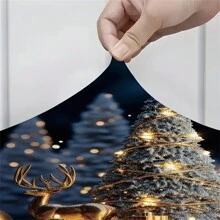 1 件/3 件/4 件圣诞主题餐椅套套装 - 可拆卸、可清洗、防污、耐磨的椅套，适用于家庭、厨房、办公室和派对装饰 - 彩色 - 查看 6