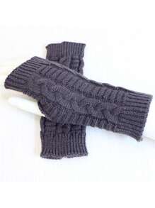 1 cặp Găng tay đan nửa ngón ấm áp cho nữ, mềm mại, ấm áp và thoáng khí cho mùa thu đông, thiết kế hở ngón để dễ dàng sử dụng điện thoại, hoàn hảo cho thời tiết lạnh, hoạt động ngoài trời và sử dụng hàng ngày - Nhiều màu - Xem 21