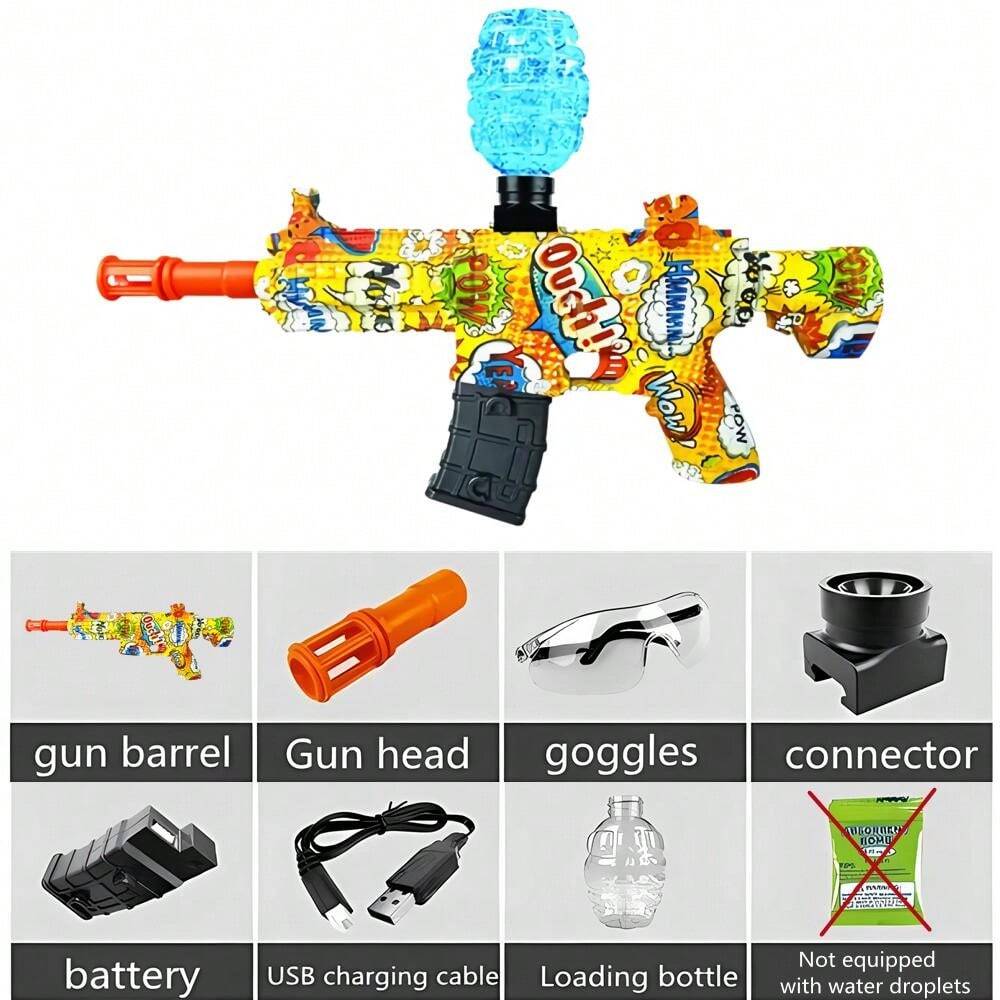 New M416 Electric Gel Cartridge Toy Gun, HighSpeed Shooting, Outdoor