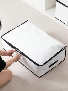 1 pièce/3 pièces Nouveau sac de rangement de couette en tissu, sac de tri de vêtements et de couette de grande capacité, sac d'emballage pour le déménagement étanche à la poussière et à l'humidité, 3 tailles au choix. Pour le rangement dans la chambre, l'organisateur, la maison. Pour chemise blanche pour femme, pantalon noir pour femme, vêtements d'hiver pour femme, robe, vêtements d'hiver pour femme, robes élégantes pour femme, chemise blanche pour femme, manches longues, combinaison blanche pour femme, robes de printemps pour femme, tenues de printemps pour femme, printemps, vêtements de printemps, minimaliste, rangement de hauts d'été