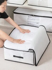 1 pièce/3 pièces Nouveau sac de rangement de couette en tissu, sac de tri de vêtements et de couette de grande capacité, sac d'emballage pour le déménagement étanche à la poussière et à l'humidité, 3 tailles au choix. Pour le rangement dans la chambre, l'organisateur, la maison. Pour chemise blanche pour femme, pantalon noir pour femme, vêtements d'hiver pour femme, robe, vêtements d'hiver pour femme, robes élégantes pour femme, chemise blanche pour femme, manches longues, combinaison blanche pour femme, robes de printemps pour femme, tenues de printemps pour femme, printemps, vêtements de printemps, minimaliste, rangement de hauts d'été