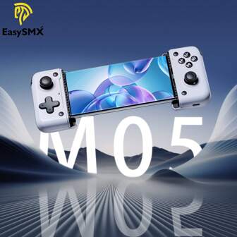 Controlador de juegos para teléfono móvil Android EasySMX M05, compatible con iOS 15 y superior, conexión USB/Bluetooth + directa, con vibración, compatibilidad con asignación de botones y programable