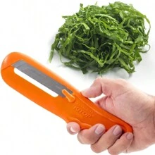 Slicer Cutter Cabbage Thin Vegetables Cuts Everything Practical Kitchen Fast - Orange - View 1