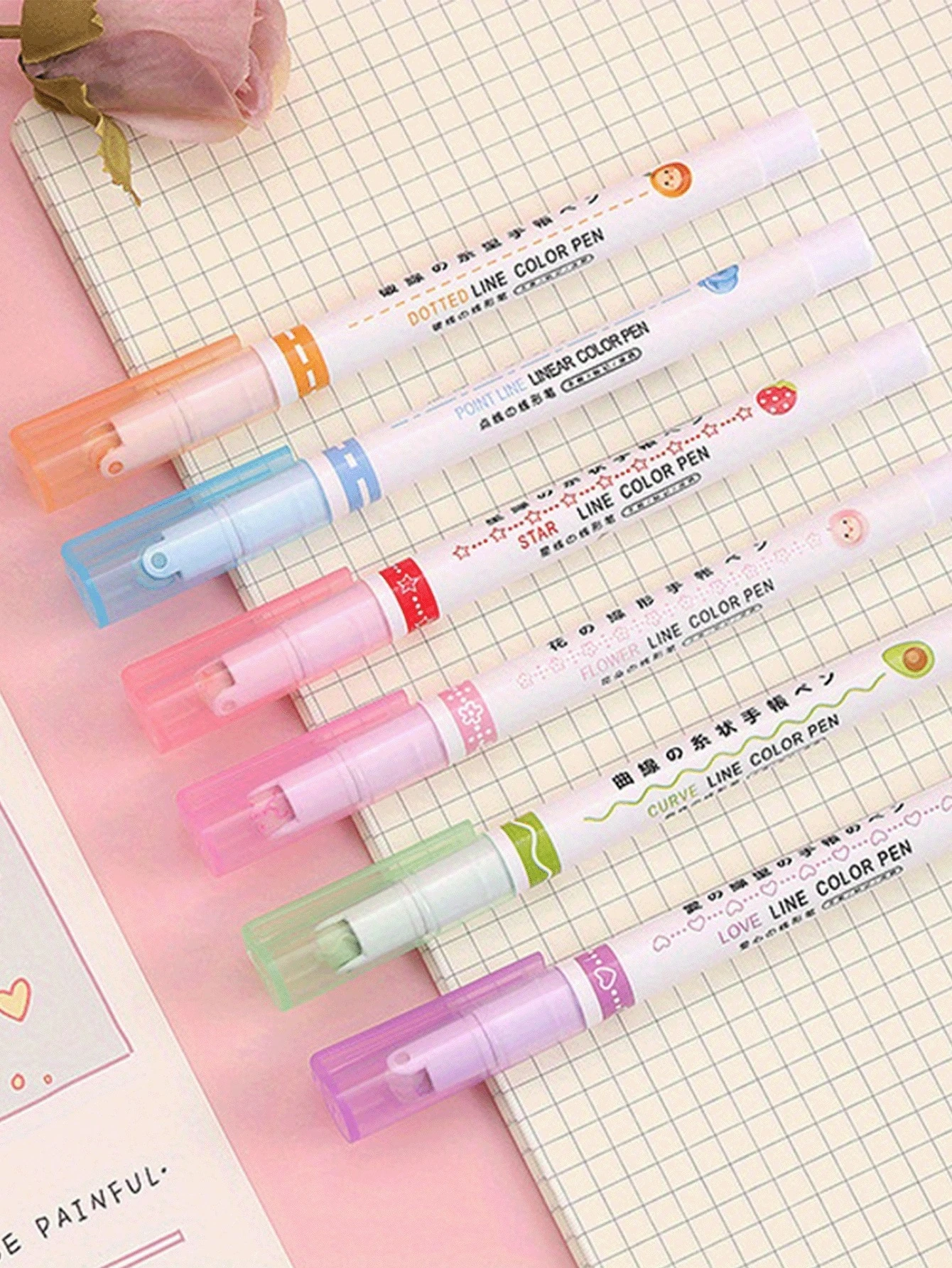 Dacono 3D Jelly Gel Ink Pennen, 12 Gekleurde Gel Pen Set, Jelly Ink Pennen 1.0mm Vet Gel Inkt Pennen Kleurmarkers DIY Fluorescerende Schilderen Pen