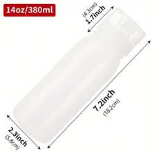 5 Packs, Condiment Squeeze Bottle, Squeeze Bottle, Plastic Condiment Squeeze Bottle, Kitchen Spray Bottle, Multi-Purpose Sauce Bottle, Sauce Squeeze Bottle, Salad Dressing Container, Kitchen Supplies - Multicolor - View 2