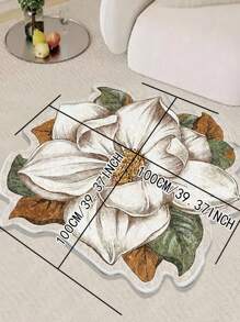 Tapete antideslizante con diseño floral, decoración para habitación - Multicolor - Ver 4