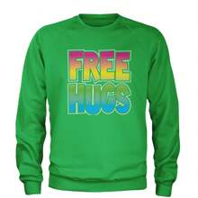 Free Hugs Adult Crewneck Sweatshirt