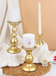 1PC/2pcs/3pcs Đơn giản và sáng tạo kim loại sắt nghệ thuật ánh sáng sang trọng lãng mạn tiệc cưới ánh nến bữa tối nhà trong nhà phòng ngủ để bàn nến - Nhiều màu - Xem 11