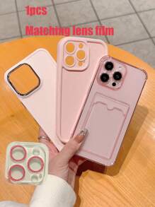 苹果卡夹 3 件/套 手机壳 带镜头膜 - 彩色 - 查看 1